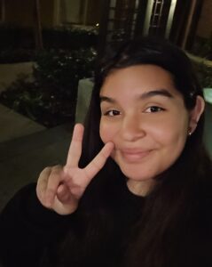 Kavod alumni student Alexa Mendoza during her 8th grade year at Kavod Charter School